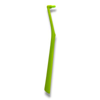 Healthy Smile Tuft Medium 9mm mono-tufted toothbrush, Light Green